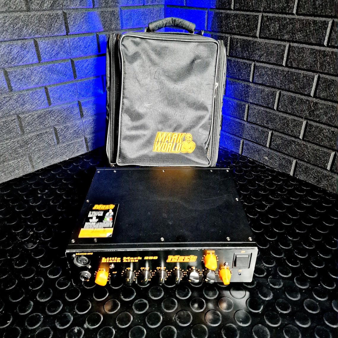 MARK BASS LITTLE MARK 250 BLACK LINE BASS AMP HEAD + CASE