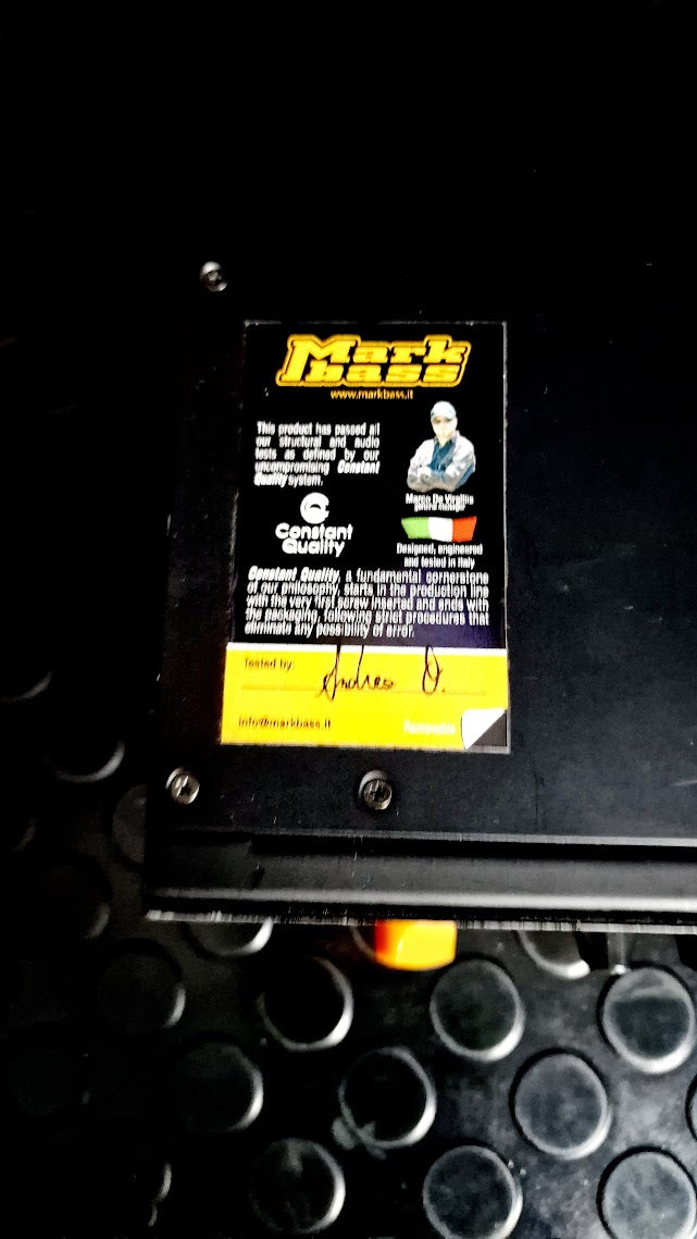 MARK BASS LITTLE MARK 250 BLACK LINE BASS AMP HEAD + CASE