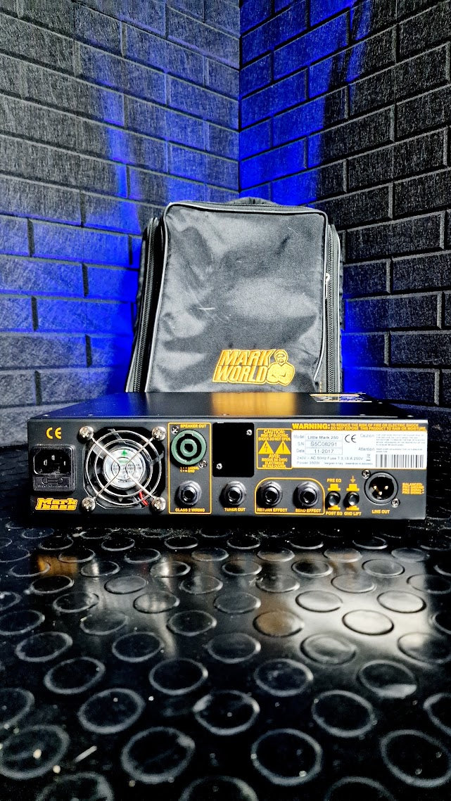 MARK BASS LITTLE MARK 250 BLACK LINE BASS AMP HEAD + CASE