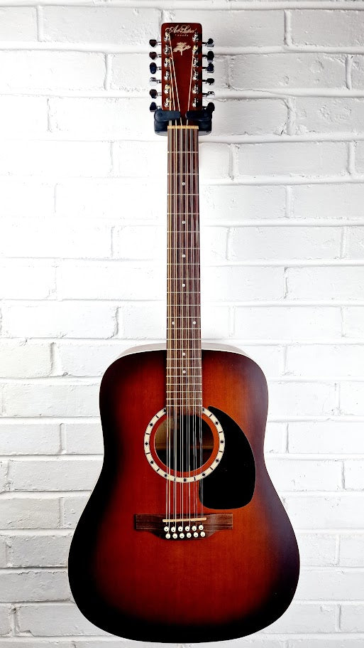 GODIN ART & LUTHERIE 12 CEDAR ANTIQUE BURST 12 STRING ACOUSTIC GUITAR