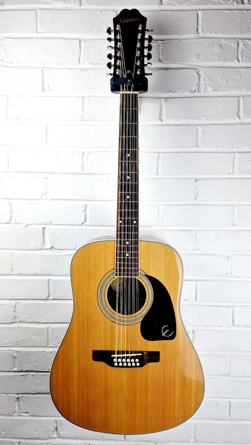 EPIPHONE DR212 NAT 12 STRING NATURAL ACOUSTIC GUITAR