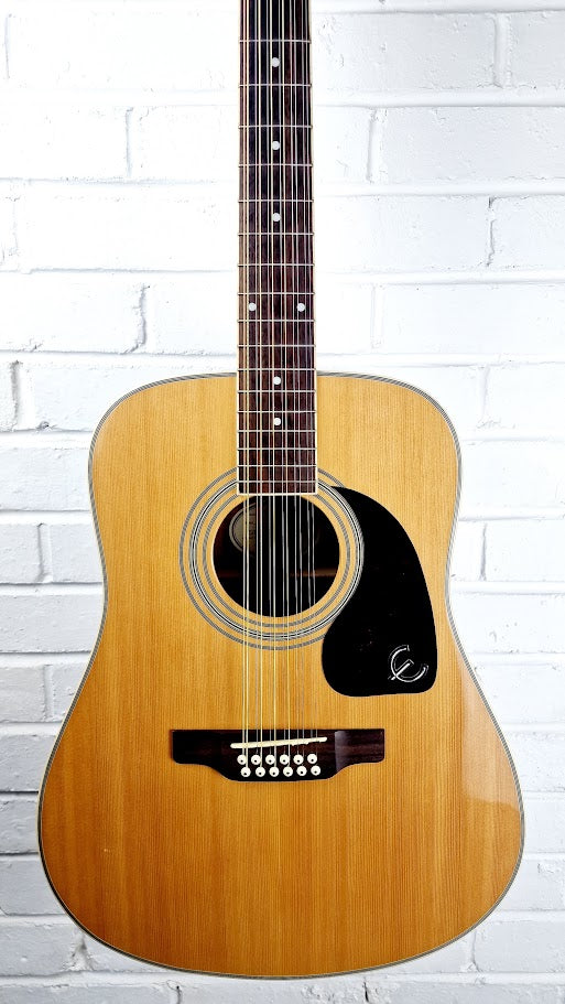 EPIPHONE DR212 NAT 12 STRING NATURAL ACOUSTIC GUITAR
