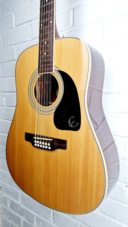 EPIPHONE DR212 NAT 12 STRING NATURAL ACOUSTIC GUITAR