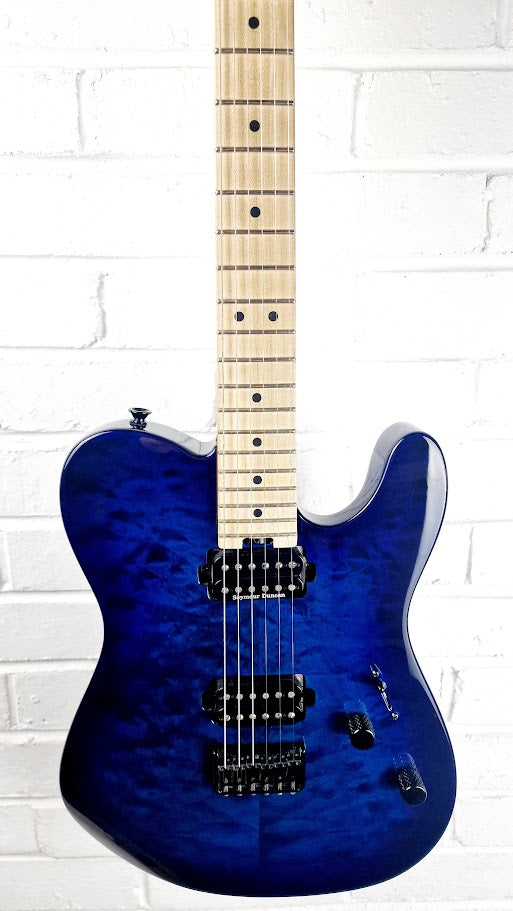 CHARVEL PRO MOD SAN DIMAS STYLE 2 HH HT QM2017 CHLORINE BURST ELECTRIC GUITAR
