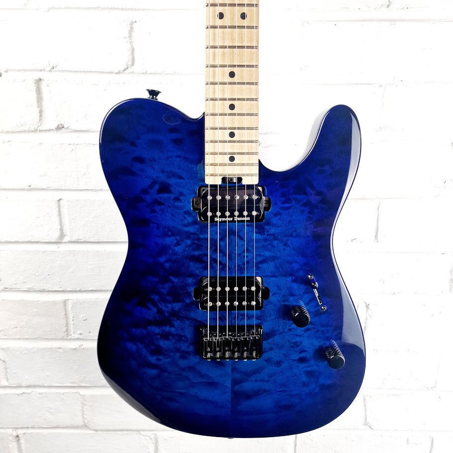 CHARVEL PRO MOD SAN DIMAS STYLE 2 HH HT QM2017 CHLORINE BURST ELECTRIC GUITAR