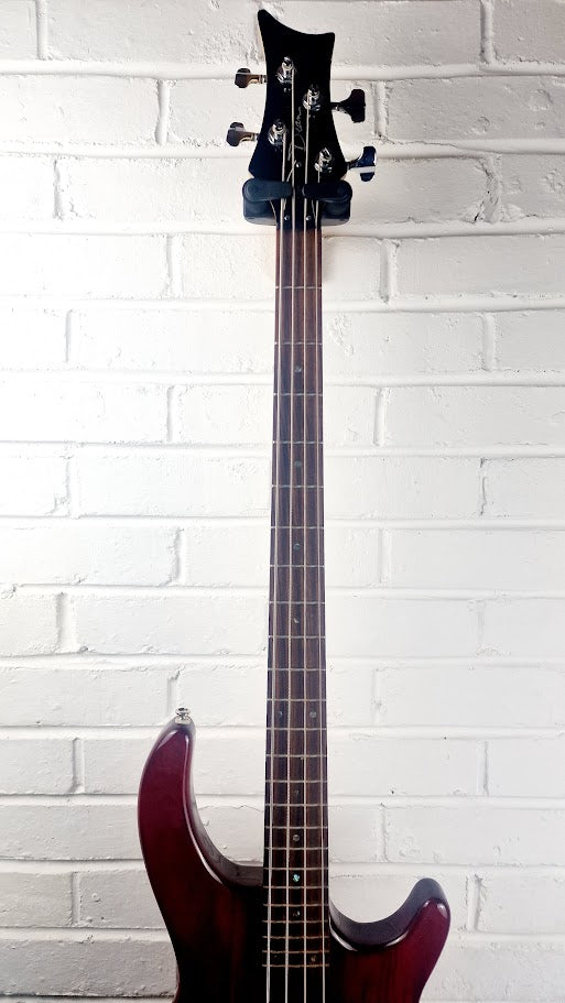 DEAN EDGE 4 STRING TRANS RED BASS GUITAR KOREAN MADE