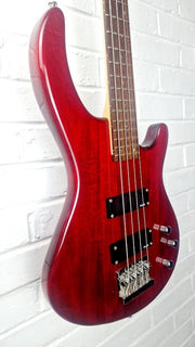 DEAN EDGE 4 STRING TRANS RED BASS GUITAR KOREAN MADE