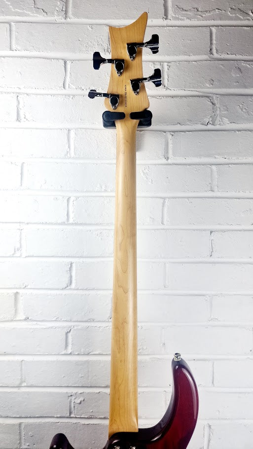 DEAN EDGE 4 STRING TRANS RED BASS GUITAR KOREAN MADE