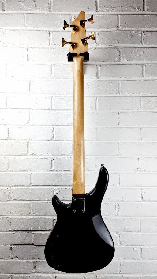 JIM DEACON 4 STRING TRANS BLACK BASS GUITAR