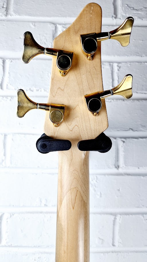 JIM DEACON 4 STRING TRANS BLACK BASS GUITAR