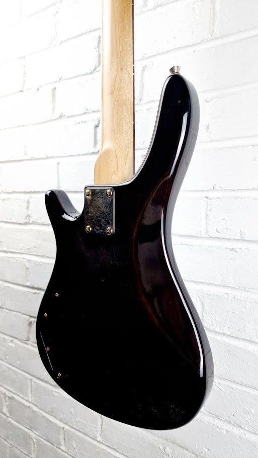 JIM DEACON 4 STRING TRANS BLACK BASS GUITAR