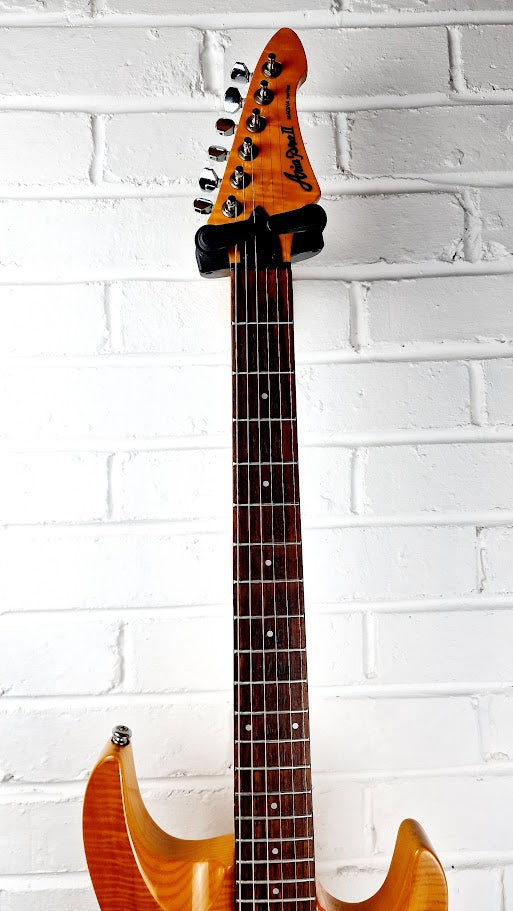 ARIA PRO II 2 MAGMA SERIES ORANGE SUPERSTRAT ELECTRIC GUITAR