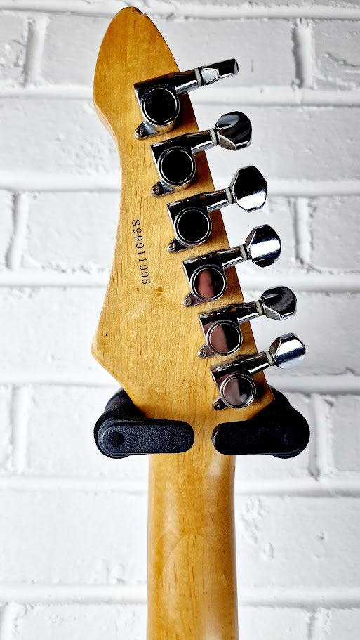 ARIA PRO II 2 MAGMA SERIES ORANGE SUPERSTRAT ELECTRIC GUITAR