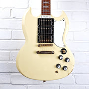 EPIPHONE LES PAUL CUSTOM SG G400 TRIPLE PICKUP IVORY ELECTRIC GUITAR