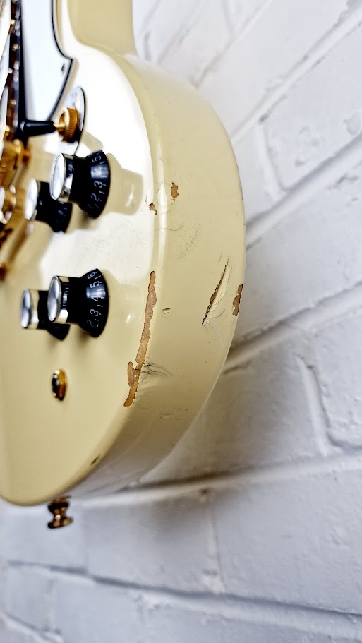 EPIPHONE LES PAUL CUSTOM SG G400 TRIPLE PICKUP IVORY ELECTRIC GUITAR