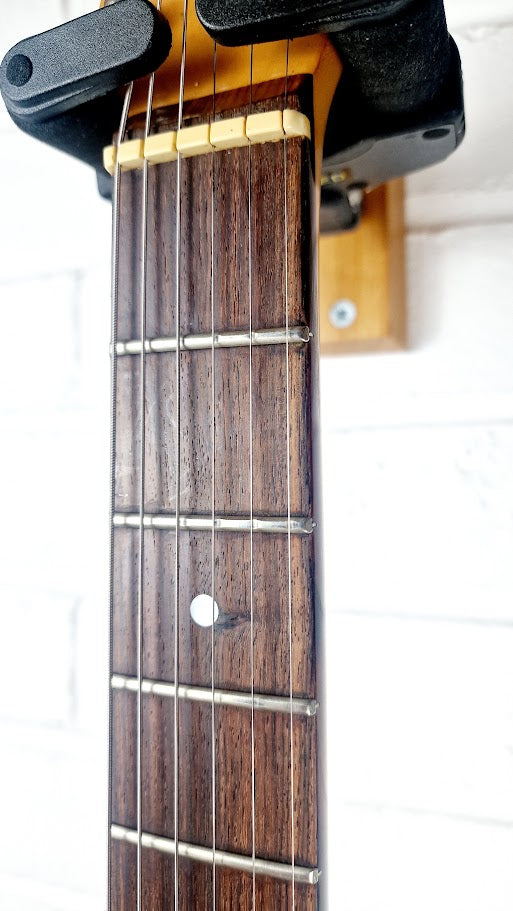 SUNN MUSTANG HSS CHERRY RED ELECTRIC GUITAR