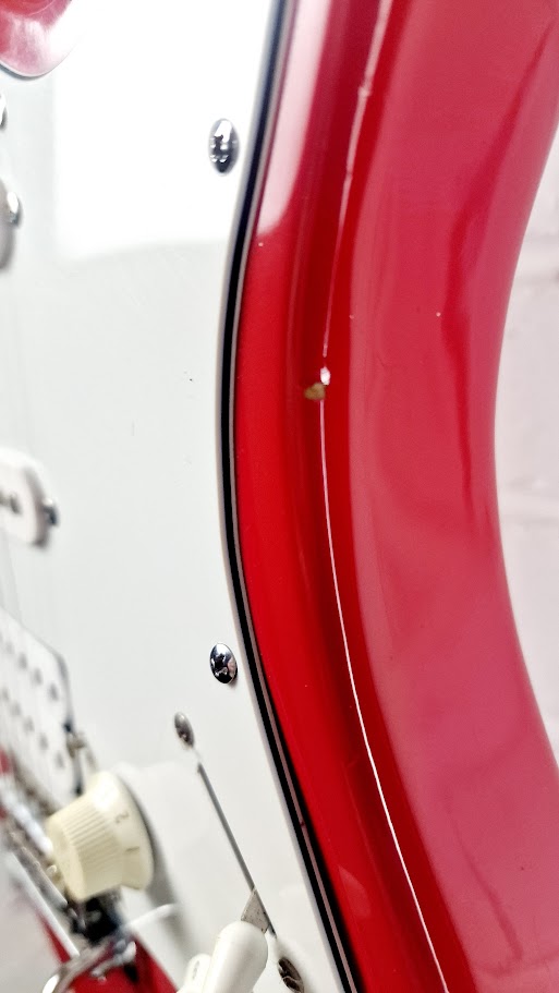 SUNN MUSTANG HSS CHERRY RED ELECTRIC GUITAR