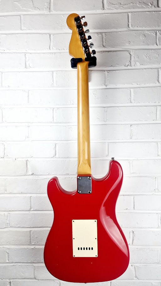 SUNN MUSTANG HSS CHERRY RED ELECTRIC GUITAR