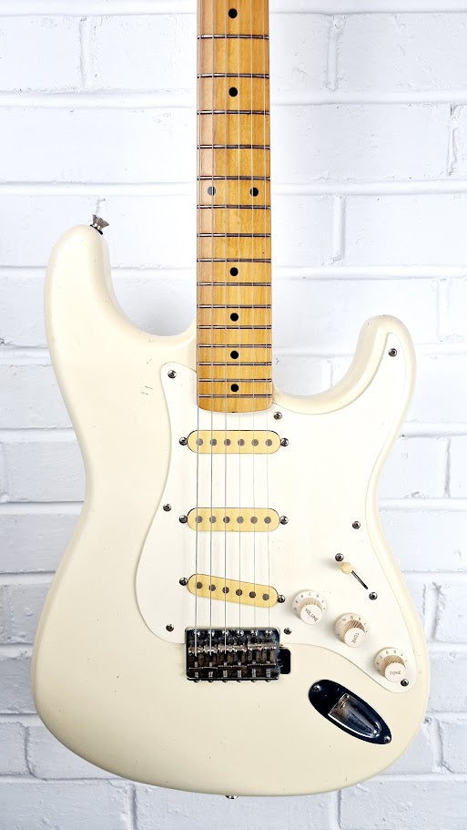 SQUIER STRATOCASTER 1987 KOREAN OLYMPIC WHITE GUITAR **SPARES/REPAIRS**