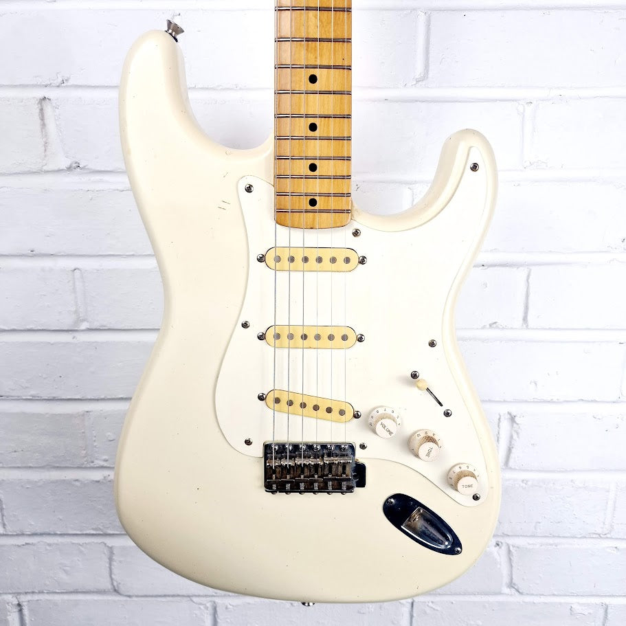 SQUIER STRATOCASTER 1987 KOREAN OLYMPIC WHITE GUITAR **SPARES/REPAIRS**