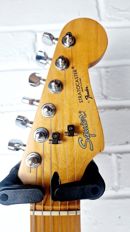 SQUIER STRATOCASTER 1987 KOREAN OLYMPIC WHITE GUITAR **SPARES/REPAIRS**