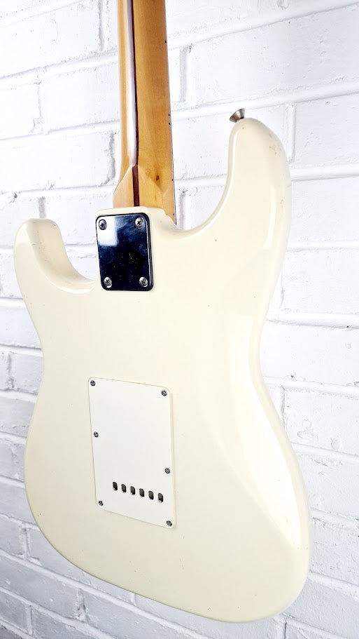 SQUIER STRATOCASTER 1987 KOREAN OLYMPIC WHITE GUITAR **SPARES/REPAIRS**