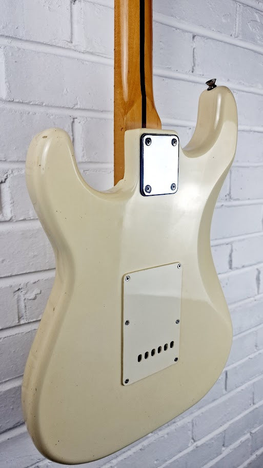 SQUIER STRATOCASTER 1987 KOREAN OLYMPIC WHITE GUITAR **SPARES/REPAIRS**
