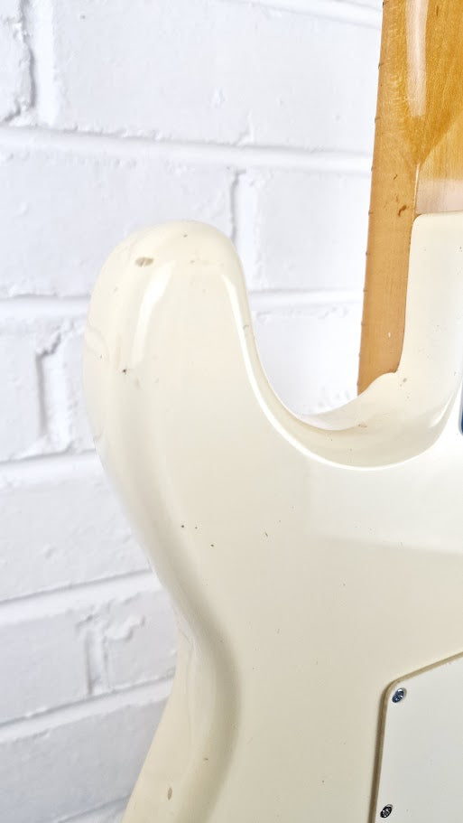 SQUIER STRATOCASTER 1987 KOREAN OLYMPIC WHITE GUITAR **SPARES/REPAIRS**