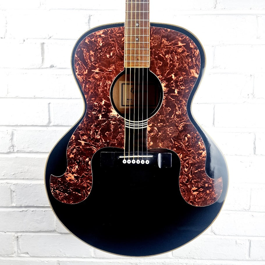 EPIPHONE BY GIBSON SQ180 BLACK KOREAN JUMBO ACOUSTIC GUITAR