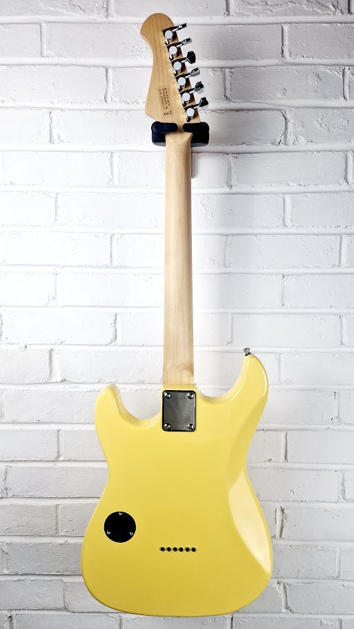 FAZLEY CUSTOM SERIES FTD182 TIGER STRIPE YELLOW ELECTRIC GUITAR