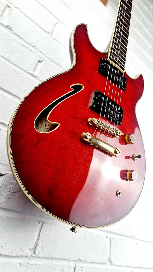 WASHBURN HB50 SEMI HOLLOW RED ELECTRIC GUITAR
