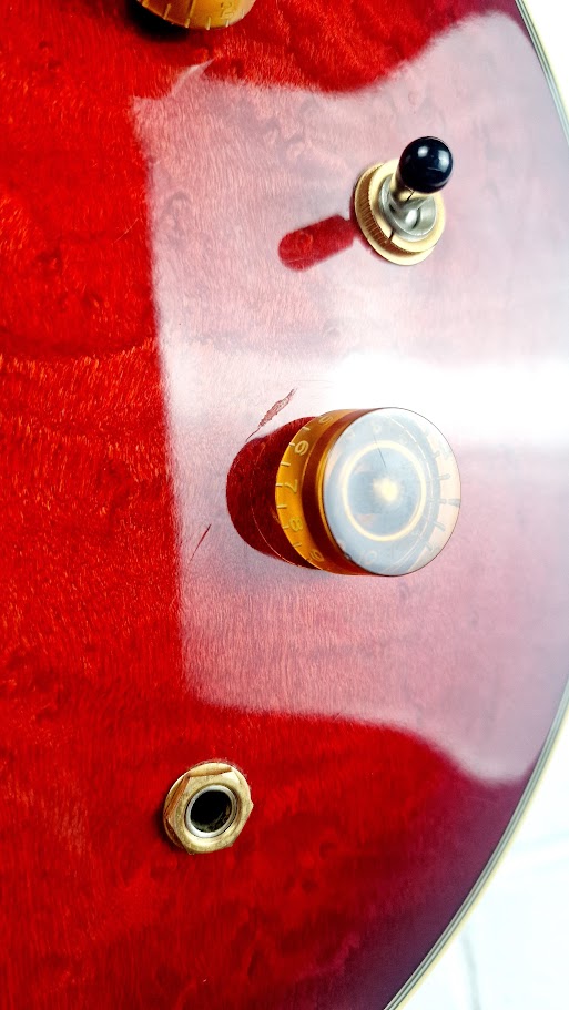 WASHBURN HB50 SEMI HOLLOW RED ELECTRIC GUITAR