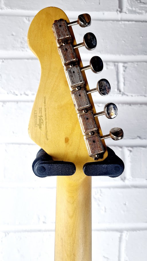 VINTAGE V6 PAUL ROSE ROAD WORN SUNBURST STRATOCASTER ELECTRIC GUITAR