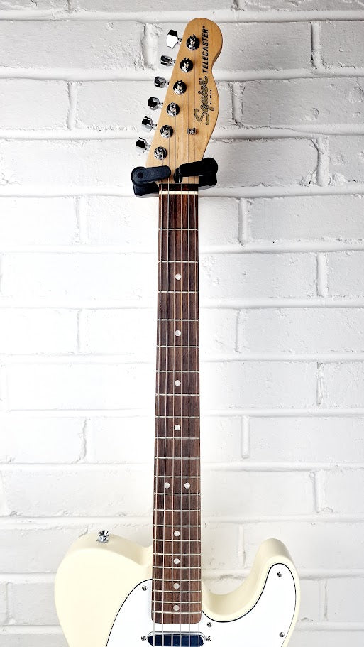 SQUIER BY FENDER AFFINITY SERIES OLYMPIC WHITE TELECASTER ELECTRIC GUITAR