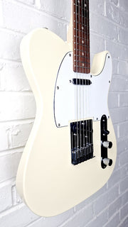SQUIER BY FENDER AFFINITY SERIES OLYMPIC WHITE TELECASTER ELECTRIC GUITAR
