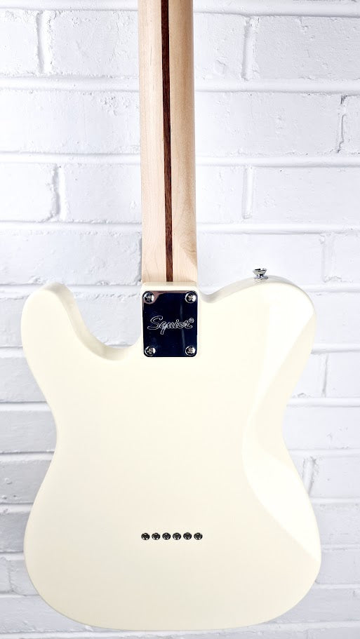 SQUIER BY FENDER AFFINITY SERIES OLYMPIC WHITE TELECASTER ELECTRIC GUITAR
