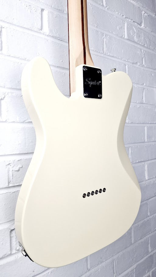 SQUIER BY FENDER AFFINITY SERIES OLYMPIC WHITE TELECASTER ELECTRIC GUITAR