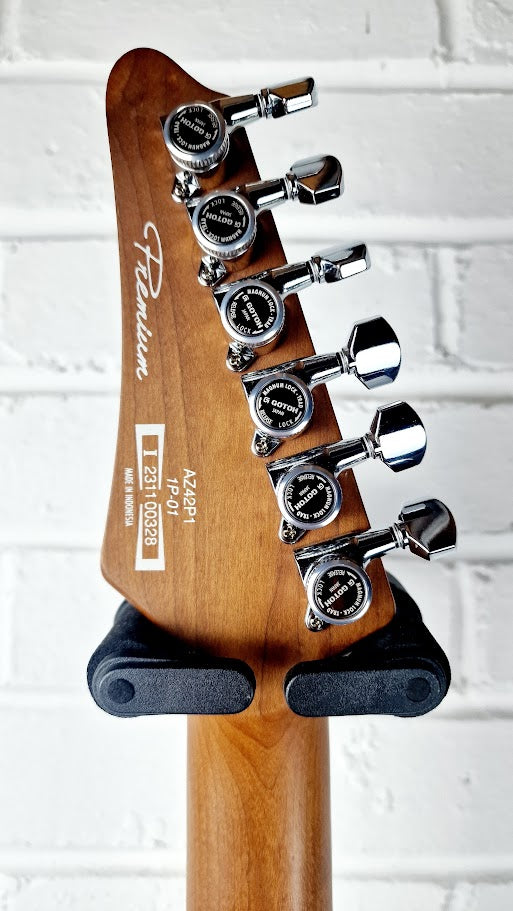 IBANEZ AZ42P1 PREMIUM PRUSSIAN BLUE METALLIC ELECTRIC GUITAR