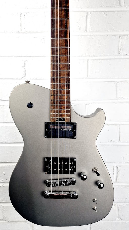 CORT META SERIES MBM-1 SUSTAINIAC STARLIGHT SILVER ELECTRIC GUITAR