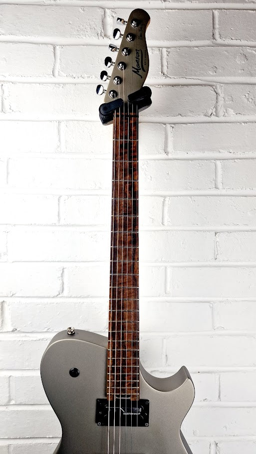 CORT META SERIES MBM-1 SUSTAINIAC STARLIGHT SILVER ELECTRIC GUITAR