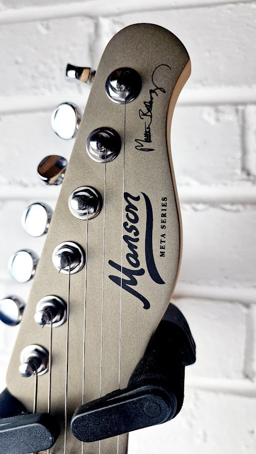 CORT META SERIES MBM-1 SUSTAINIAC STARLIGHT SILVER ELECTRIC GUITAR