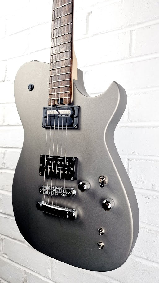 CORT META SERIES MBM-1 SUSTAINIAC STARLIGHT SILVER ELECTRIC GUITAR