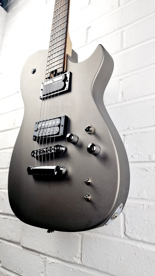 CORT META SERIES MBM-1 SUSTAINIAC STARLIGHT SILVER ELECTRIC GUITAR