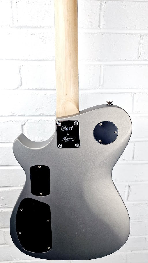 CORT META SERIES MBM-1 SUSTAINIAC STARLIGHT SILVER ELECTRIC GUITAR