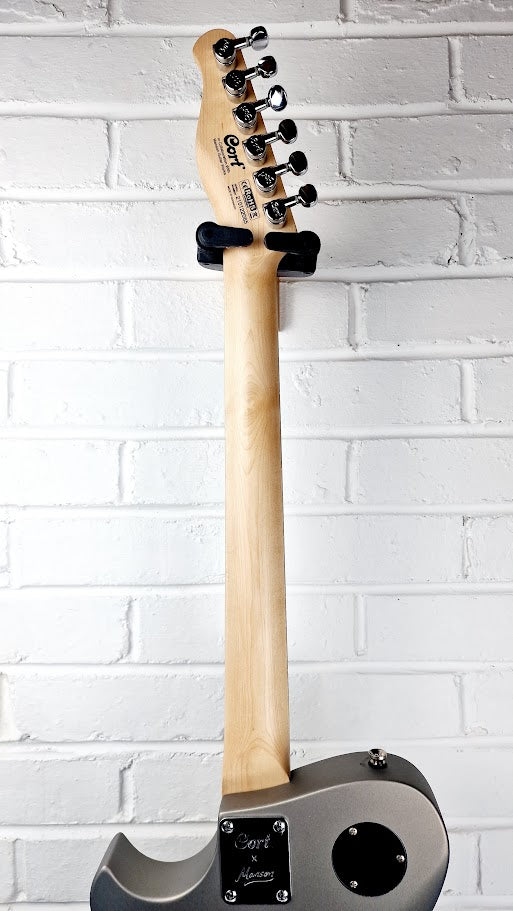 CORT META SERIES MBM-1 SUSTAINIAC STARLIGHT SILVER ELECTRIC GUITAR