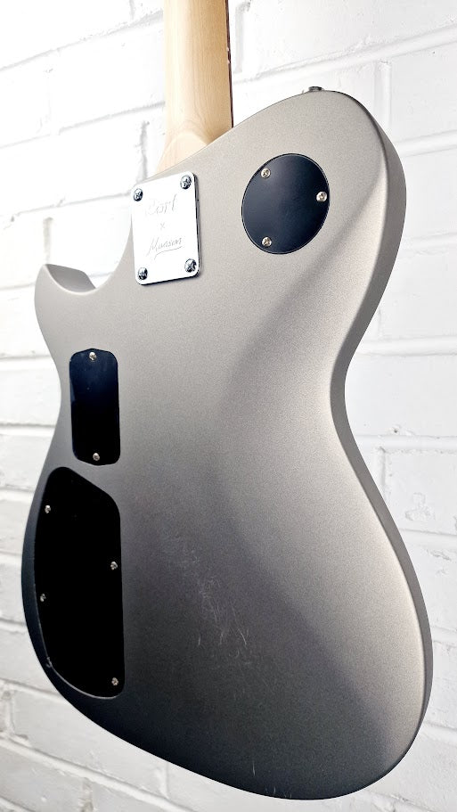 CORT META SERIES MBM-1 SUSTAINIAC STARLIGHT SILVER ELECTRIC GUITAR