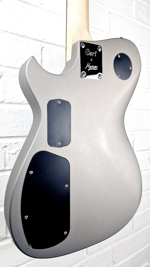 CORT META SERIES MBM-1 SUSTAINIAC STARLIGHT SILVER ELECTRIC GUITAR