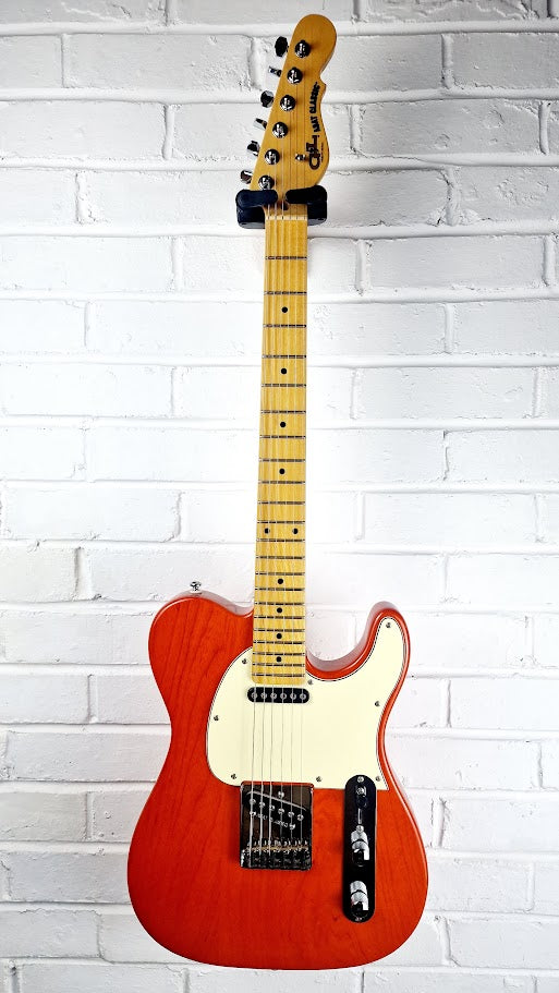 G&L ASAT TRIBUTE CLASSIC CLEAR ORANGE ELECTRIC GUITAR