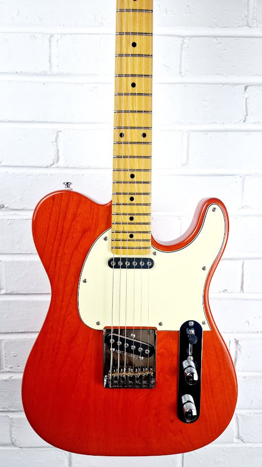 G&L ASAT TRIBUTE CLASSIC CLEAR ORANGE ELECTRIC GUITAR