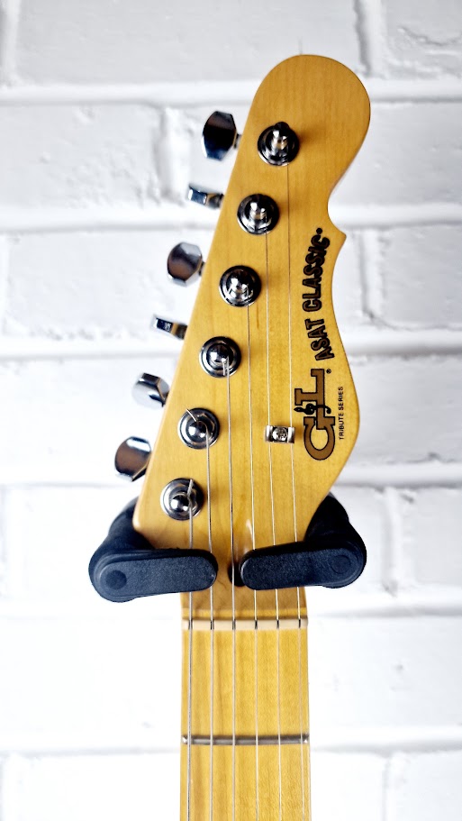 G&L ASAT TRIBUTE CLASSIC CLEAR ORANGE ELECTRIC GUITAR